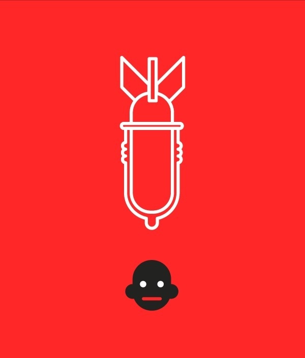 VIH #nobel #illustration #peace #lined