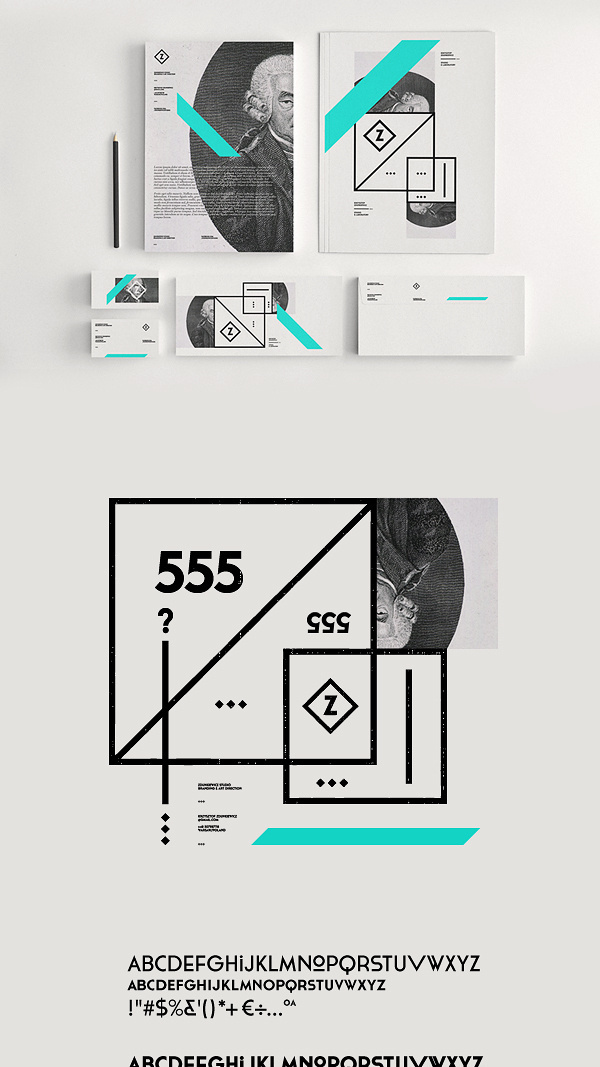 Zdunkiewicz Studio Self Promotion materials #self #print #design #promotion