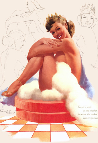 History of Art: Pin-up Art - Ted Withers #ted