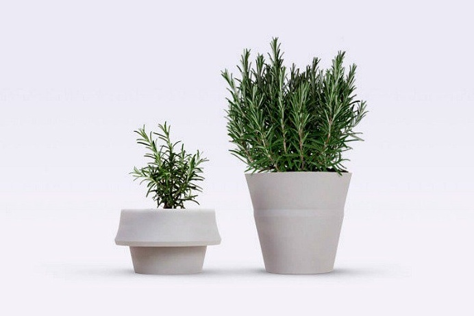 One size fits all has never been more flexible as the Fold Pot grows as your plant grows. One pot for every plant gives each plant a permane #product #lifestyle #design #modern