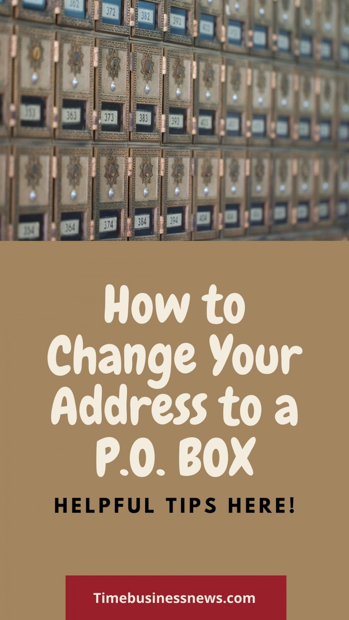 Tips For Changing to a P.O. Box Address Infographic
