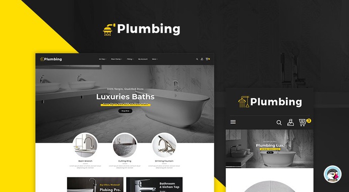 #Plumbing & #Apparatuses - #Prestashop #Responsive #Theme | #TemplateTrip #eCommerce #Website #Design #Template