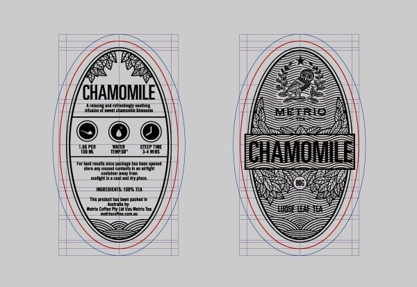 14 chamomile packaging design loose leafe tea design photo #tea #label #branding