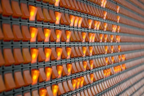 Hello World par Valentin Ruhry #light #art #buttons
