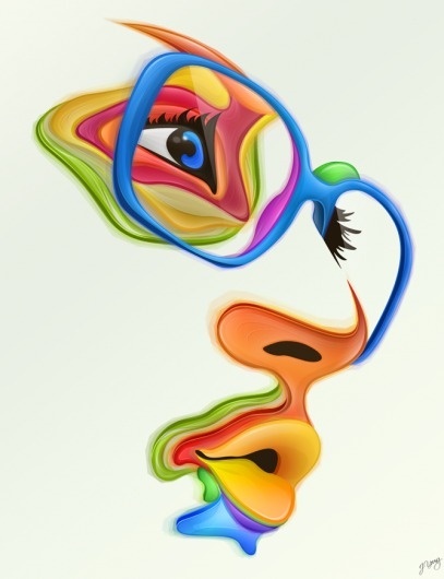 Mindless Wisdom by ~Navras2535 on deviantART #colourful #design #graphic #illustration #spectrum #rainbow #character