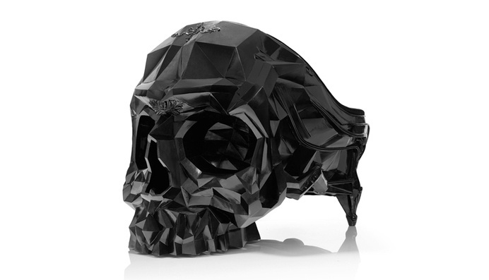 HAROW #seat #macabre #chair #design #black #product #furniture #art #skull