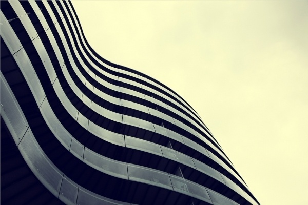 Gemini Residence #faade #curves #glass #building #architecture #gemini #windows