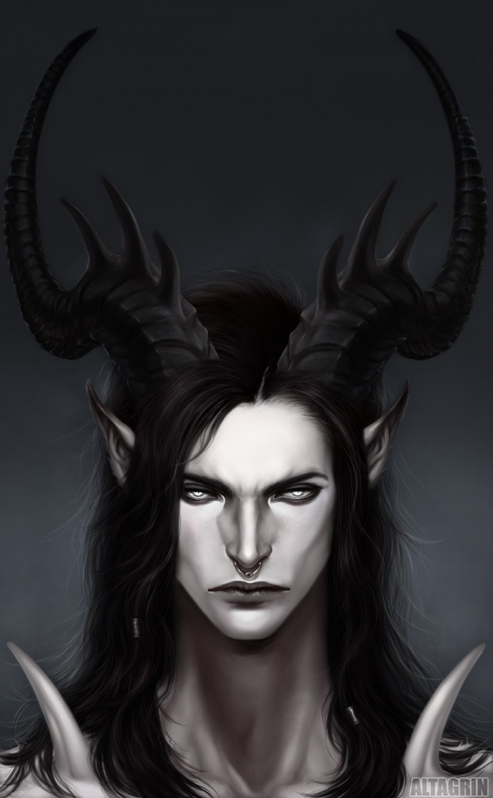 Redraw: A Demon's Mug by AltaGrin