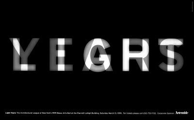 [BB Blog]: Light Years by Michael Bierut. #bierut #type #light #pentagram