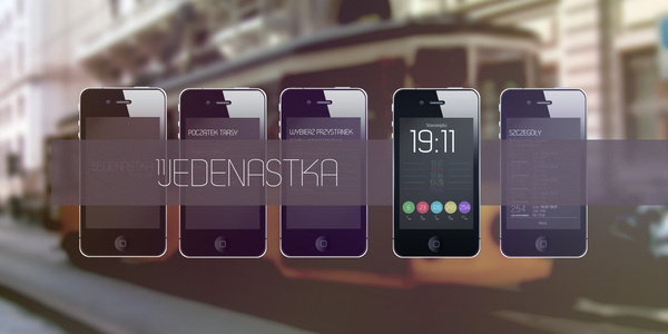 '11Jedenastka' - public transport schedule app #bus #public #tram #iphone #app #mobile #schedule #transport