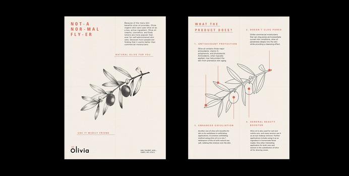 Olivia olive products on Behance