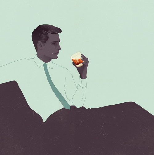 Jack Hughes Illustration #drink #male