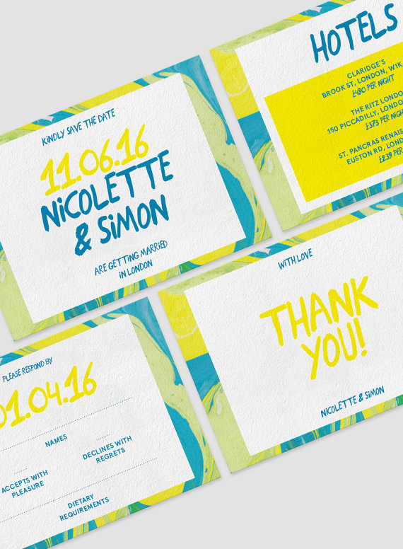 #wedding #invitation #watercolour #typography #minimalist #contemporary #designer #paper #craft