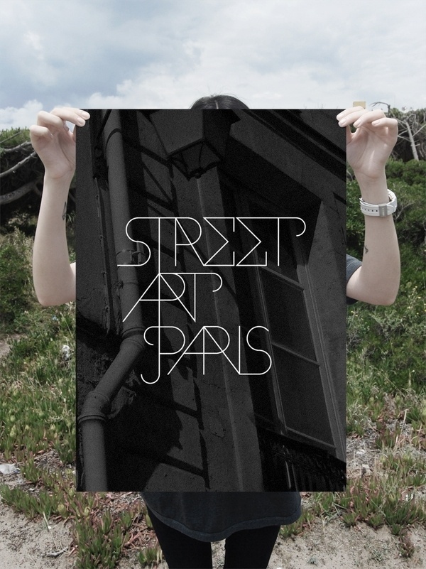 Street Art Paris - identity on the Behance Network #paris #banner #print #art #street #typography