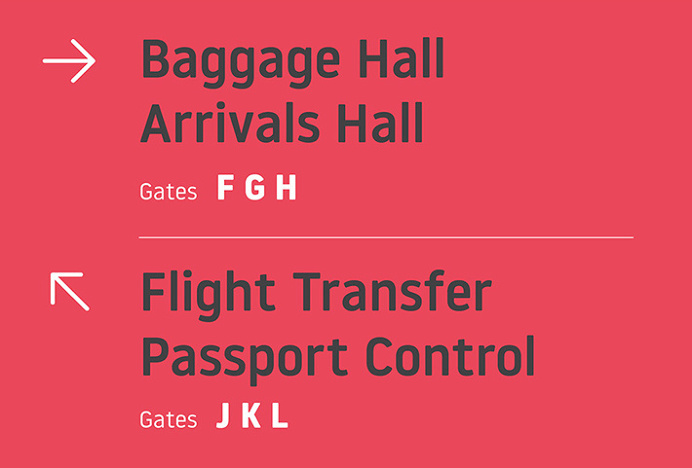 London Luton Airport by Ico Design and Atipo #typography #brand design
