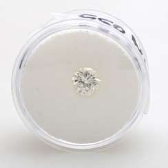 Loose brilliant tenant of 1.00 ct. with DPL Expertise: