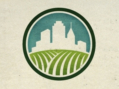 Dribbble - Urban Farming Identity by Steve Hamaker #urban #branding #crest #farming #logo