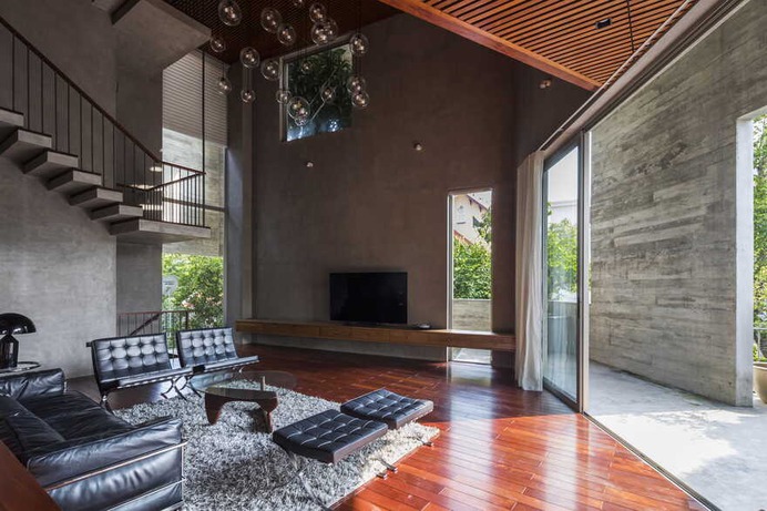 living room / Vo Trong Nghia Architects