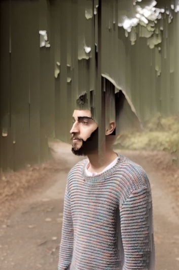 Ian Walsh Design #portrait #glitch