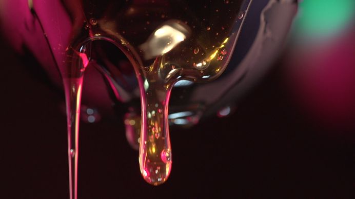 Black Maple Syrup on Behance #maplesyrup #black #drop #slowmotion #christmas