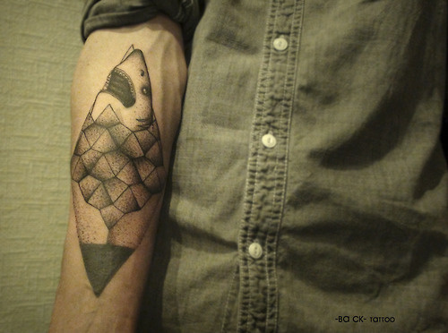 Shark #tattoo #ba #ck