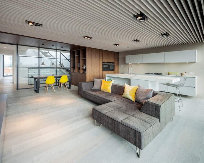 Jam Factory Penthouse in Bermondsey, London by InsideOut