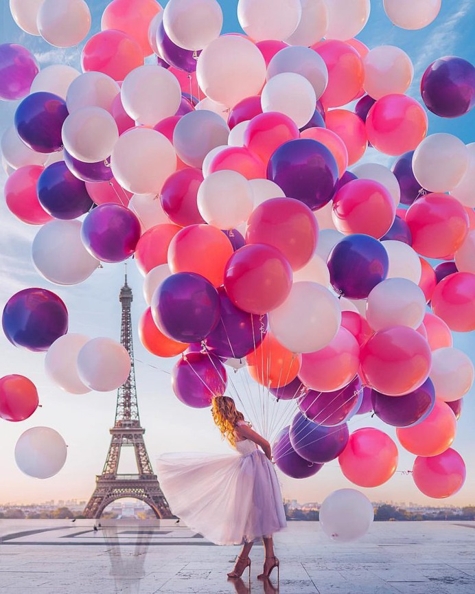 Kristina Makeeva Captures Girls in Dresses Set Against Magical Landscapes