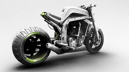 Slugger01 on the Behance Network #slugger #motorcycle #rendering