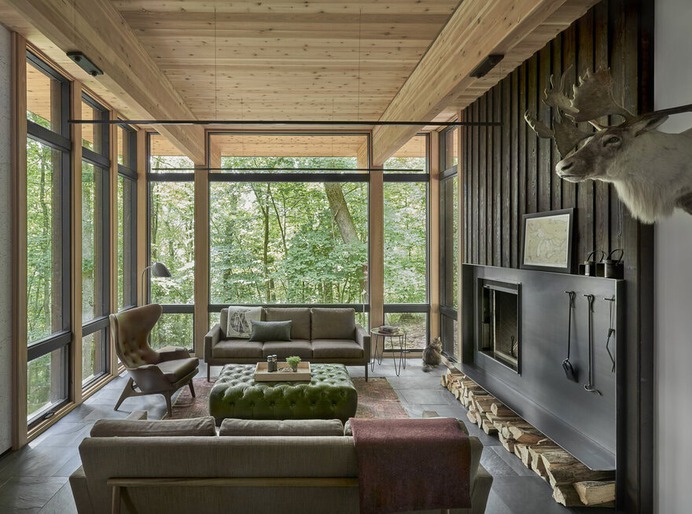 Lawless Retreat in Michigan by Searl Lamaster Howe Architects