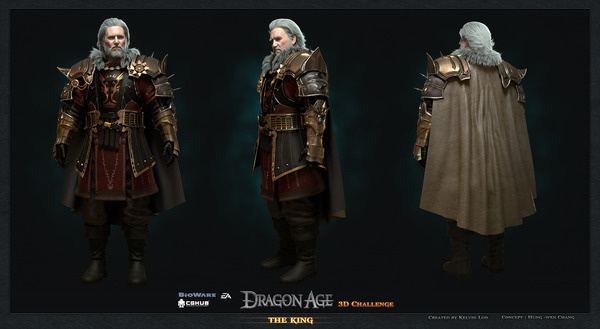 king comp #3d #dragon #age #king