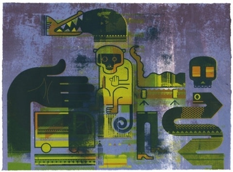 FFFFOUND! | supersonic electronic / art - Harry Diaz. #diaz #harry #print #screen #animals