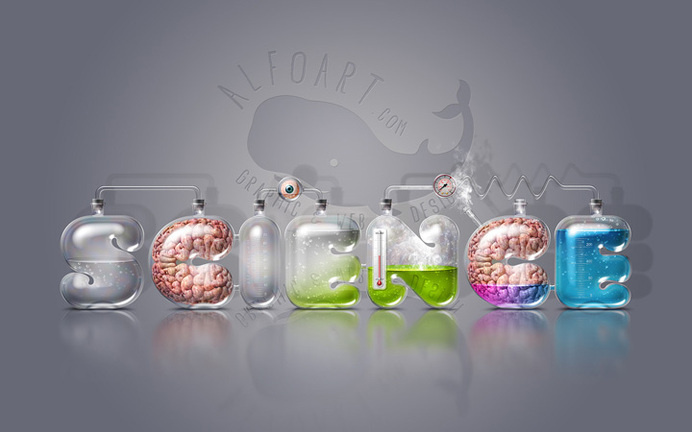 Laboratory Glassware Letters. Realistic glass text effect http://alfoart.com/laboratory_glassware_letters_1.html #tutorials #biology #laboratory #lab #brain #smart #glass #photoshop #chemistry #glassware #science