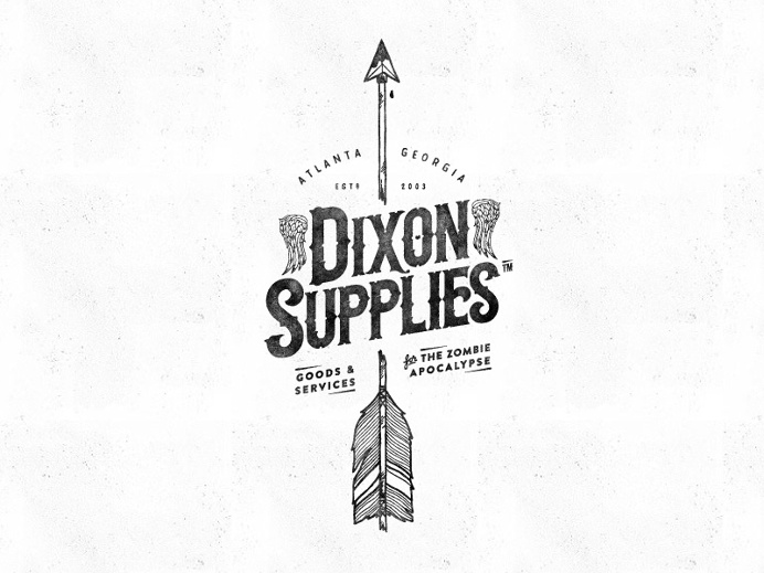 'Dixon Supplies' illustration for F&L Co. One for fans of The Walking Dead #walkingdead #zombie #arrow #supplies #illustration #handdrawn