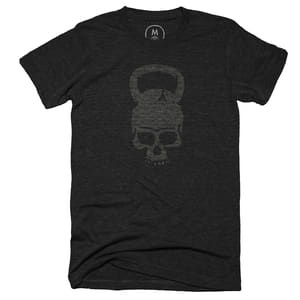 Kettleskull Design on Cotton Bureau #crossfit #kettlebell #skull #tshirt