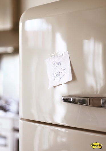 Post-it: Fridge | Ads of the World™ #post #it #refrigerator