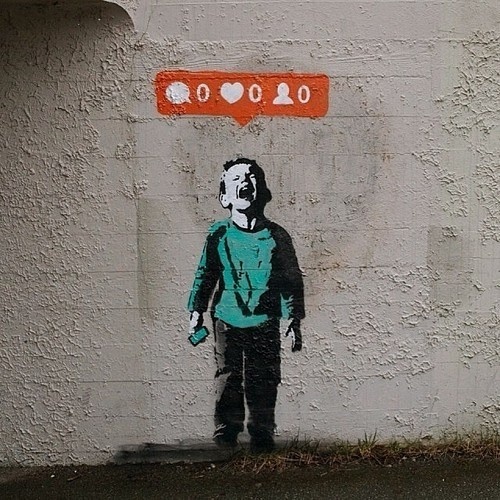 CJWHO ™ (not banksy by banksy noone likes me CJWHO: ...) #instagram #streetart #design #banksy #illustration #art