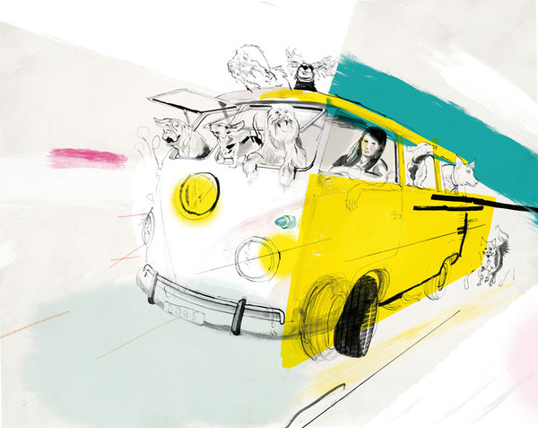Dogs Magazine : ANDRÉ GOTTSCHALK ILLUSTRATION_GRAPHIC DESIGN #illustration #andr #gottschalk