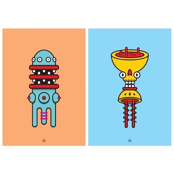 Monster Totem Series Vol:4 #monster #illustration #vector
