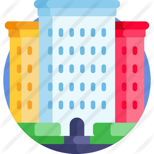 See more icon inspiration related to architecture and city, flats, real estate, offices, architecture, property, house, buildings, home, building, apartment and construction on Flaticon.