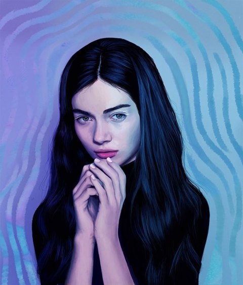 Kemi Mai | PICDIT #design #photoshop #portrait #art #painting #fashion