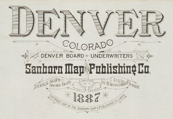 Denver, Colorado 1887 #type
