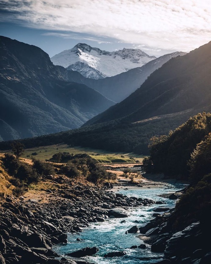Dynamic and Beautiful Mountains of New Zealand by Phillip Gow
