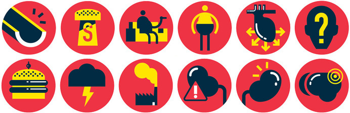 What's Hypertension? on Behance #icon