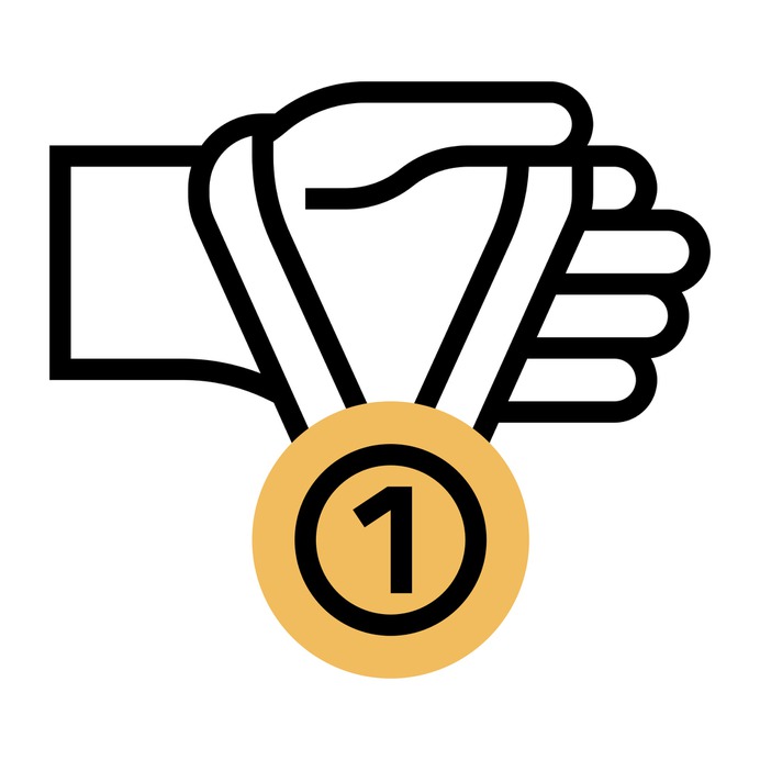 See more icon inspiration related to medal, prize, sports and competition, hands and gestures, medallion, champion, winner, award and hand on Flaticon.
