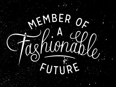 Fashion Week by Dan Cassaro #lettering