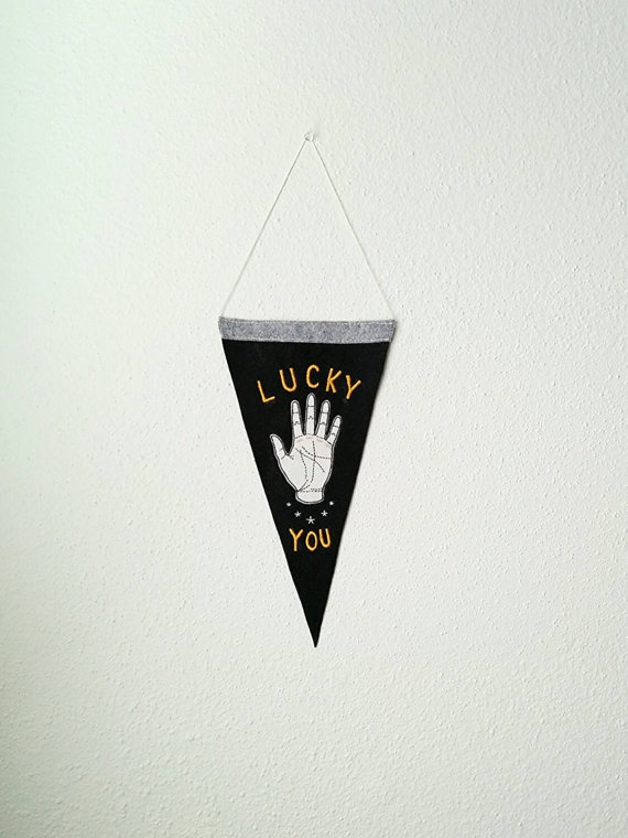 lucky you #flag #illustration #print