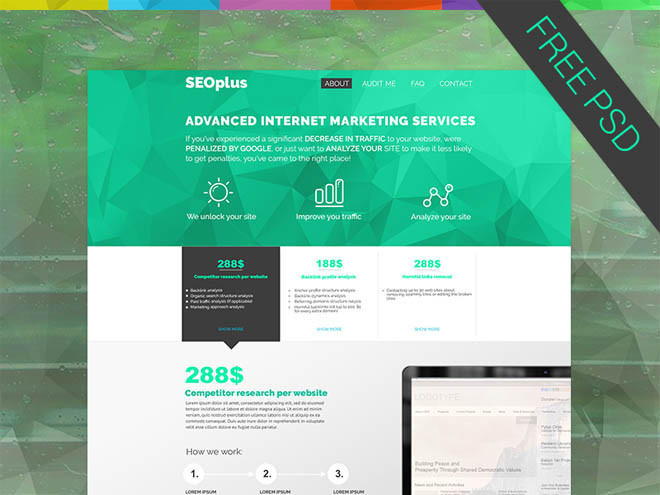 Seoplus – Free SEO Company PSD Template
