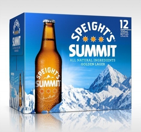 Speight's Summit Golden Ale Packaging #packaging #beer #label #bottle