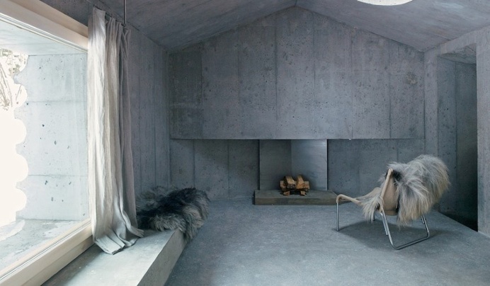 concrete cabin #architecture