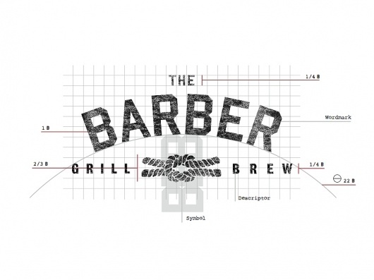 THE BARBER #logo #identity #barber #the